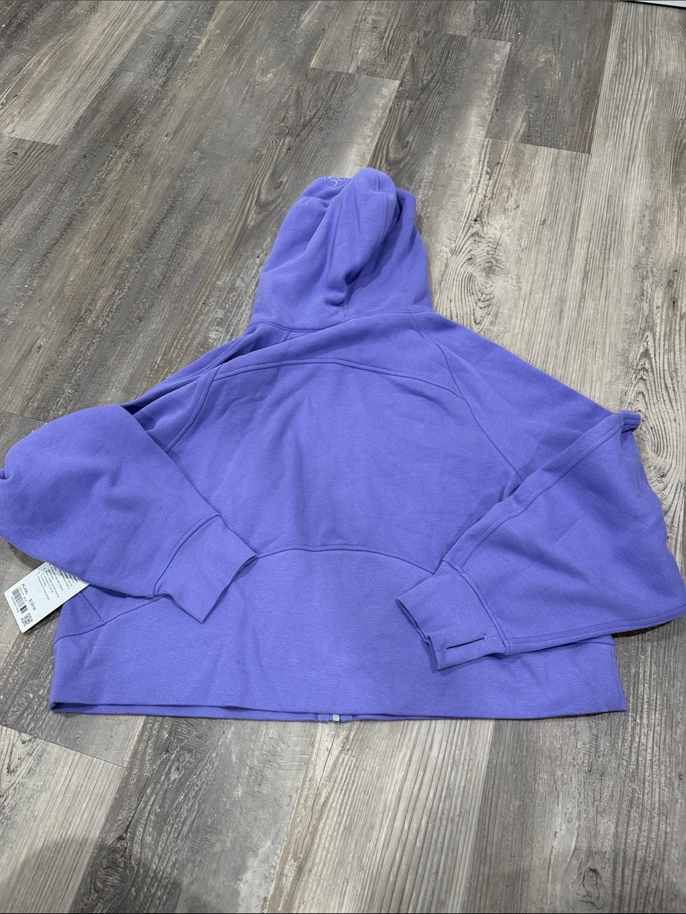NEW with tags! Lululemon Scuba Oversized Full-Zip Hoodie Dark Lavender XL/XXL - Picture 4 of 7